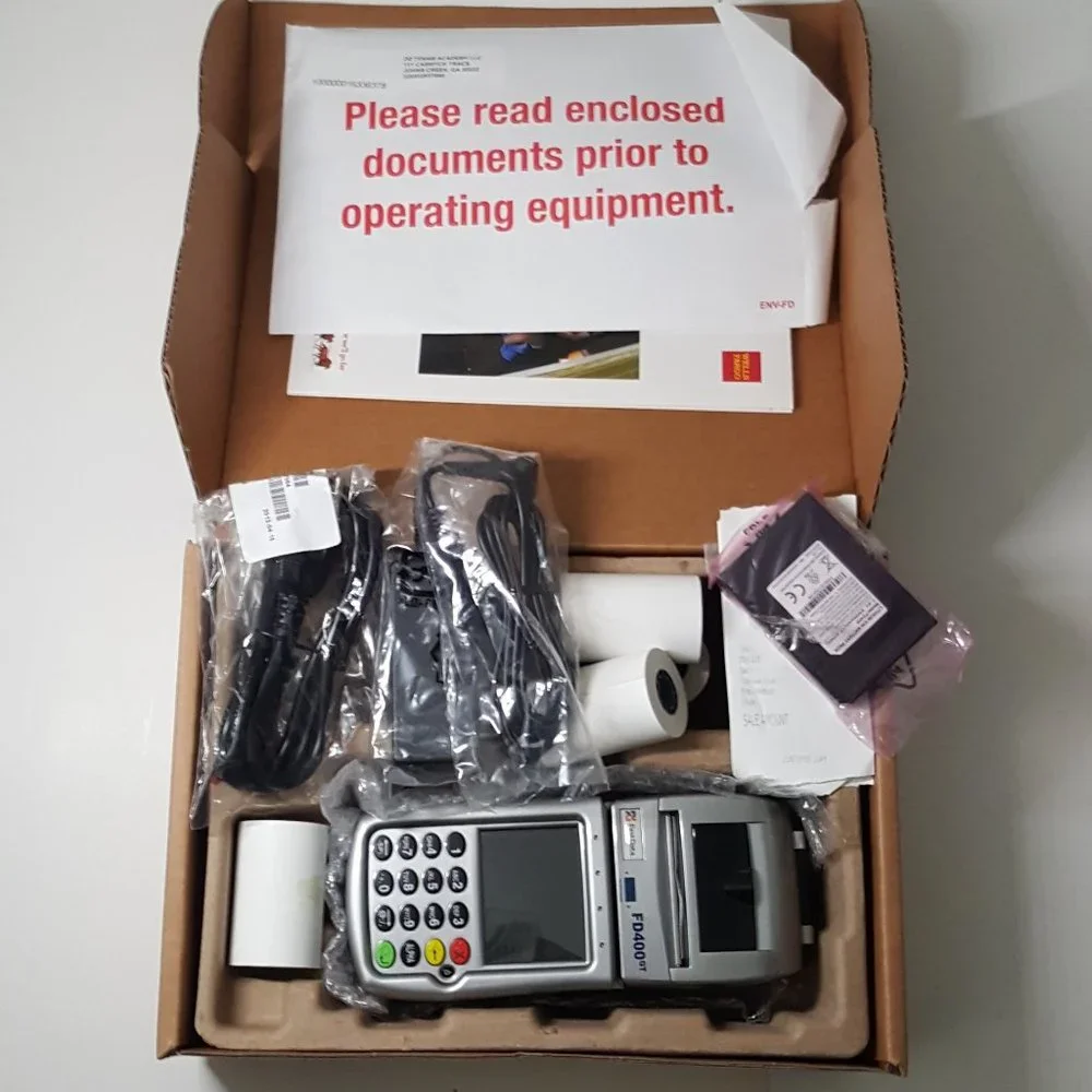 New In Box First Data FD 400GT ( MC8090 ) Credit Card Reader
